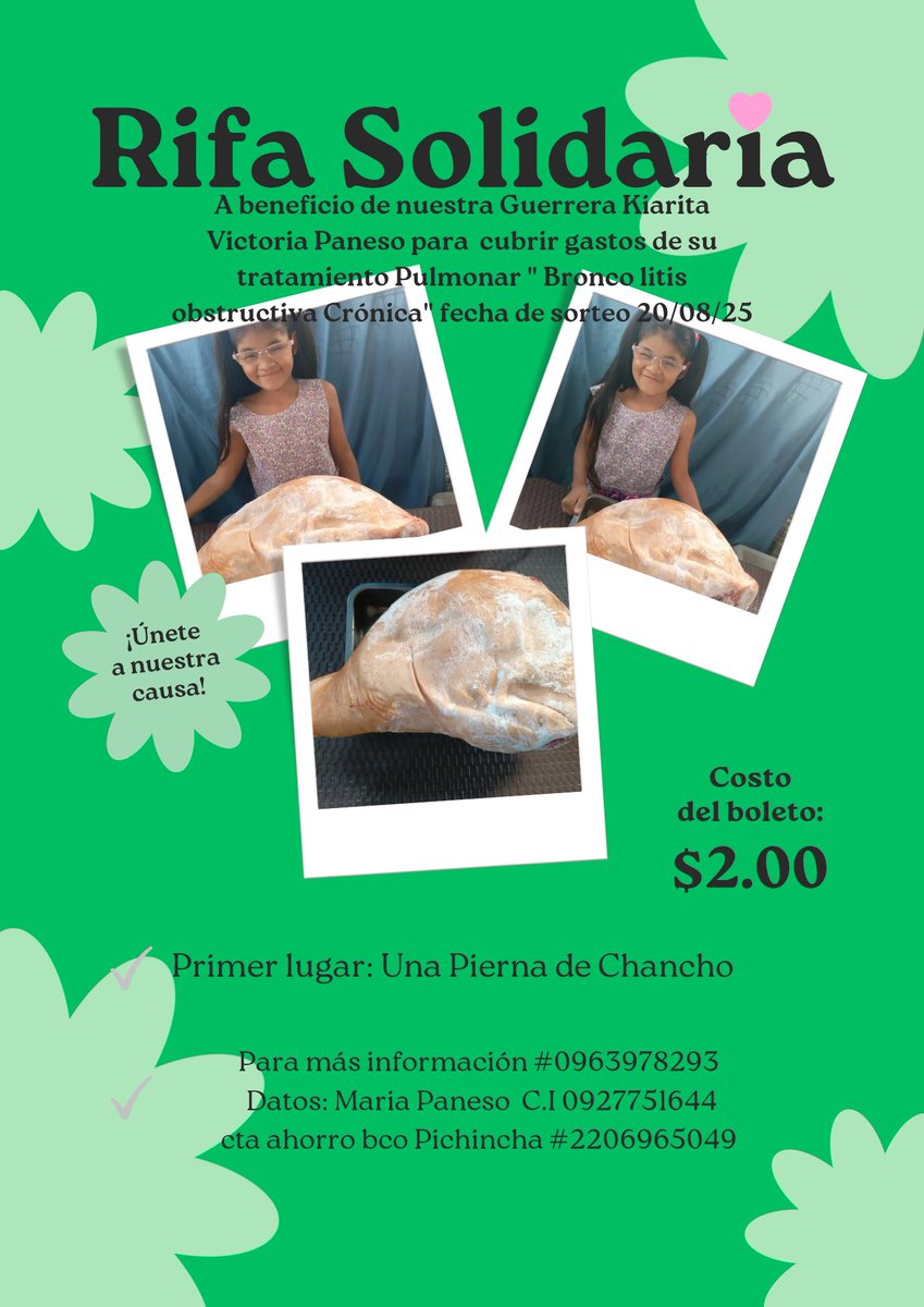 Hola familia bendición tocando corazones solidarios ayer tuvimos consulta con su oncólogo gracias a Dios 🙏seguimos con tratamiento de su secuela de su transplante de médula Osea si está en tus ✋apoyarnos para esta receta Dios se lo multiplique en bendiciones #inclusonsocial 👇