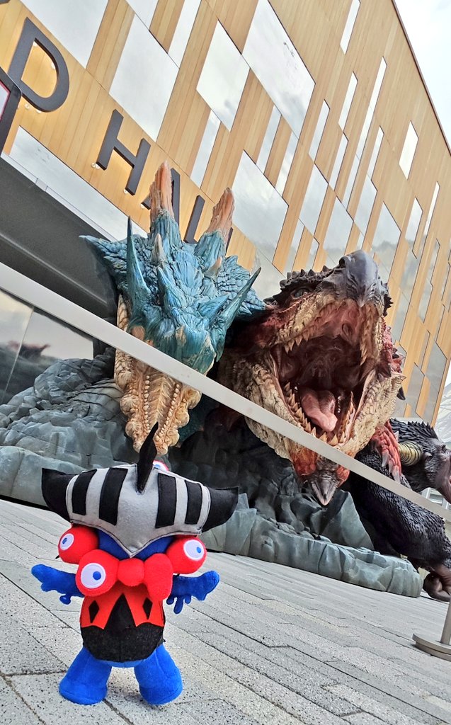 pake0413's tweet photo. ミャクミャクとモンハンブリッジに
アイルーかわいい
#ミャクミャクレウス装備
#オトモミャクー
#モンハンブリッジ 
#ミャクミャク https://t.co/ozUo2xqFYN