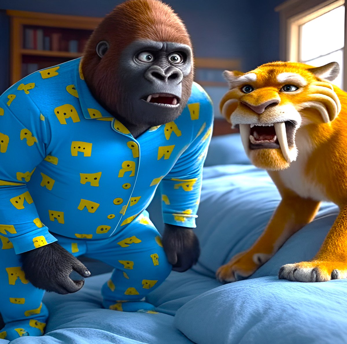 fungus_jimmy's tweet image. Why do people in #moderntimes have so much trouble getting #motivated? Are we too #comfortable?  No #predators to chase us around the #jungle?  MY #SOLUTION: Become roommates with a #SaberToothedTiger.  

#WednesdayMotuvation #WednesdayNight #thursdaymorning #GetUpAndGo!!!