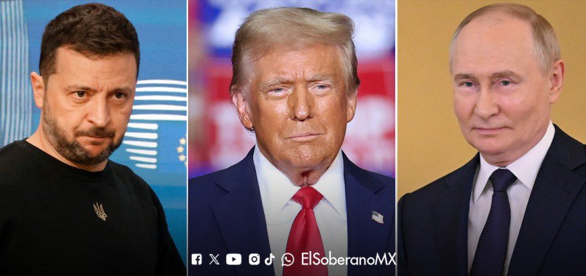 #Actualidad ⚖️ Entre la paz y la tensión

#Trump sugiere sentar pronto a #Putin y #Zelenski en la misma mesa. Rusia ve la cumbre como una oportunidad, pero mantiene sus exigencias territoriales.

Conoce los detalles aquí👇
elsoberano.mx/2025/08/13/tru…