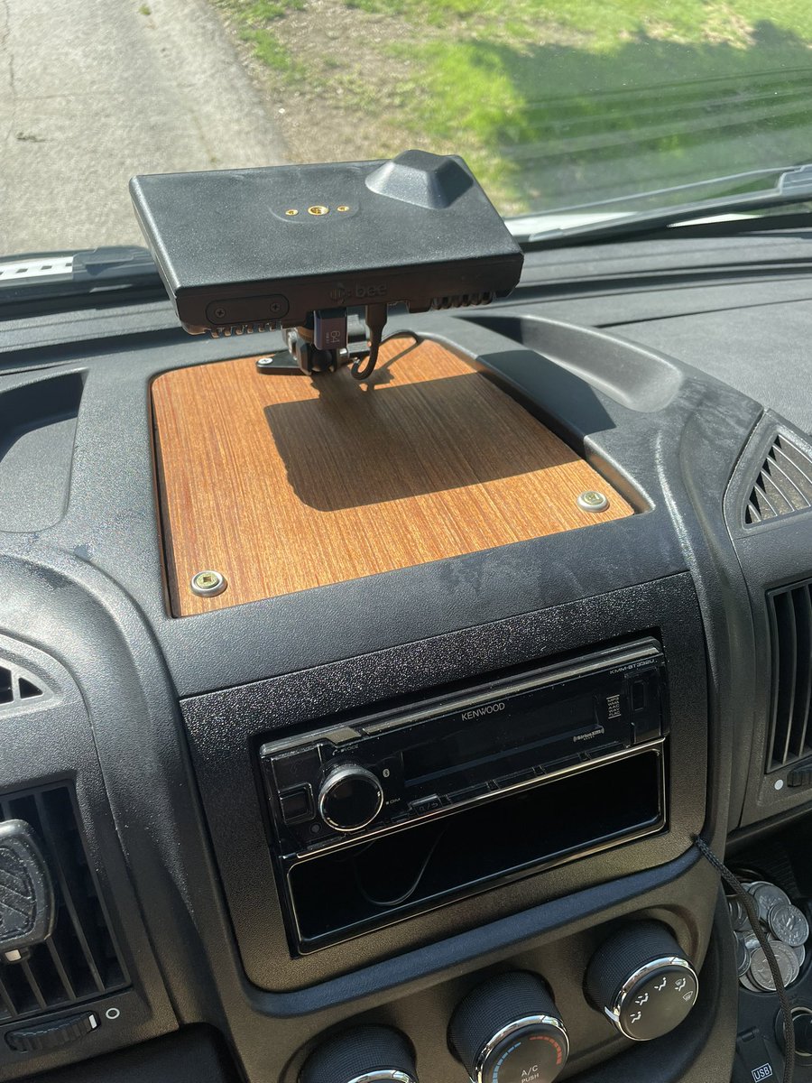GetHexTek's tweet photo. One of our @Hivemapper Bee hosts who is an award winning graphic designer and  digital nomad completed  our latest deployment and will be rewarded with $Honey crypto for mapping our State and National Parks along with the highways and byways along the way! 
Once available, he will be testing WiFi Direct for us, using rooftop cellular and rooftop Starlink while on the move traveling the USA 
#vanlife #wanderlust #DePIN #stealthcamping #transitvantravels 
#vanlifemapping