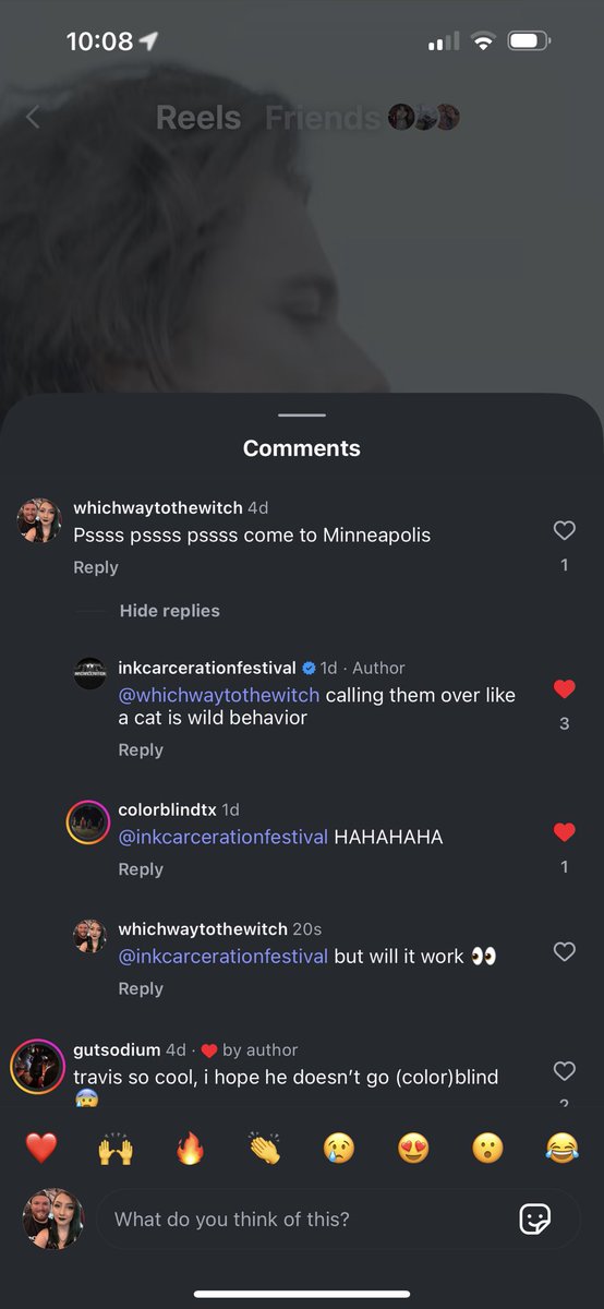 brokenlined's tweet photo. I confidently bully @colorblindtx on multiple platforms to come to Minneapolis BECAUSE THEY HAVENT 
anyways, i think they’re sick of my shit. 😂 https://t.co/ksyseogl90