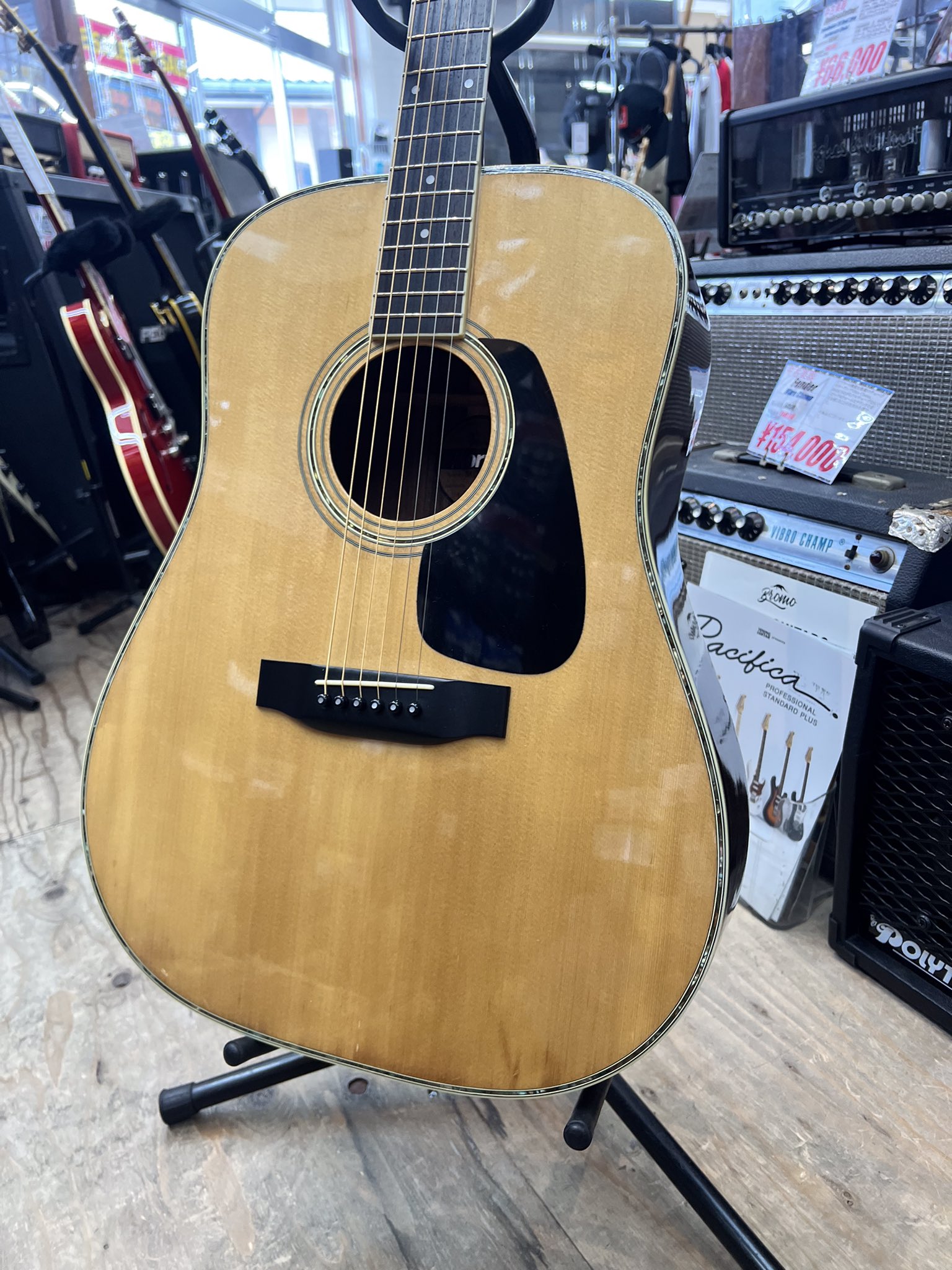 Morris MD-515 モーリス　アコースティックギター Morris MD-515 Japanese Acoustic (1970s) FOR SALE – Soundgas