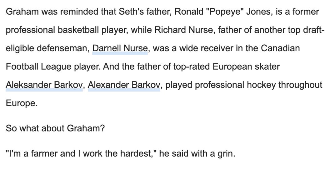 came across this quote by nate’s dad and it just reminded me of the parallels again (the kents being farmers)