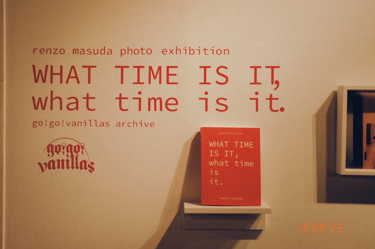 ? 本日より写真展開催！ ?️ @renzomasuda 「”WHAT TIME IS IT, what 