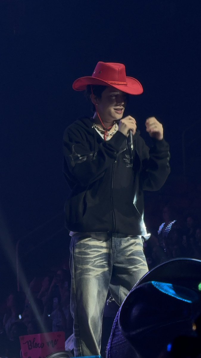 OH MY GOD JAKE IN A RED COWBOY HAT?! #JAKE