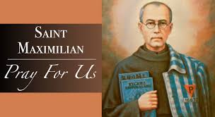 Today we honor St. Maximilian Kolbe (d. 1941), a Polish Conventual Franciscan friar, priest, missionary, and martyr. He volunteered to die in place of a man named Franciszek Gajowniczek in the Nazi death camp of Auschwitz, located in German-occupied Poland during World War II.