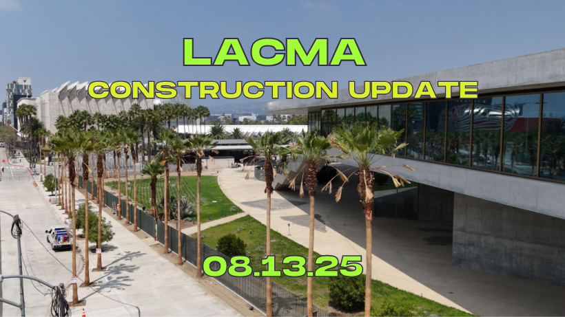 VastSkyMedia's tweet photo. We're back at the #MiracleMile this evening with an update on the #LACMA construction project. Join us at 1815 PDT (before the #Dodgers game) on #YouTube for the latest developments around the campus. 

https://t.co/Fh2VE0e3K4

#LACMA #MiracleMile #MuseumRow #LosAngeles https://t.co/kBnXtyLK28