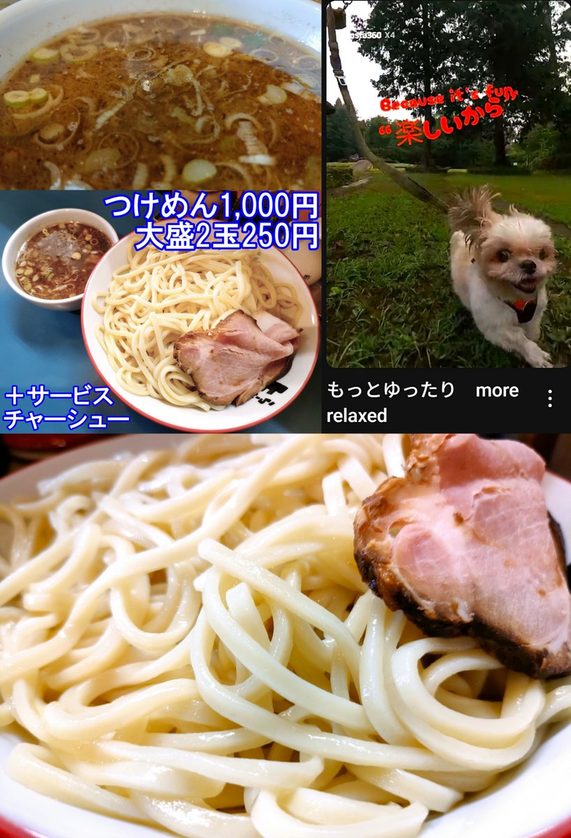 濃厚無化調つけ汁＋自家製極太麺
＝最強のつけめんか？
らーめんよし丸(埼玉)
麺好きは是非是非w
詳細は「やって見ブログ」でネッ
blog2021.com/?p=31734
ワンコ動画は、
曇りで絶好調なワンコ♪
歩みはツッタカター
youtube.com/shorts/1UO_Jfc…