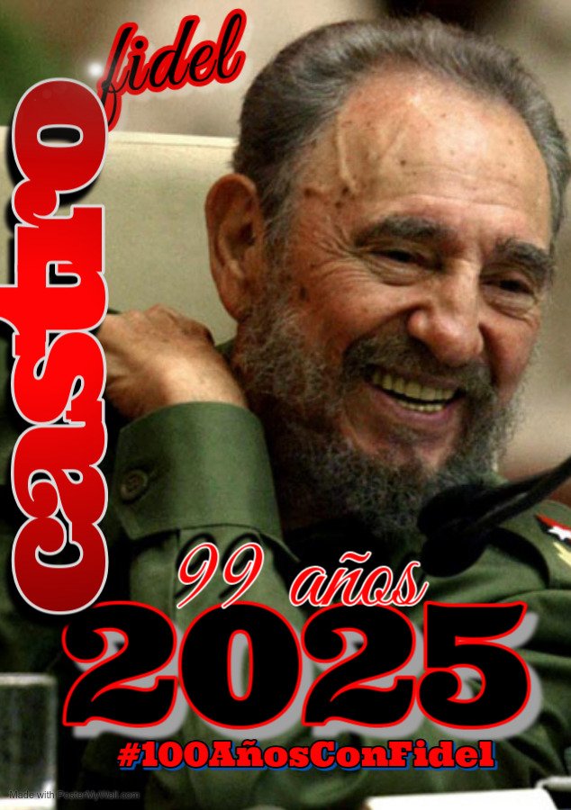 Comandante, en el año de su centenario, y para siempre, los agradecidos le acompañan.
#FidelPorSiempre 
#100AñosConFidel