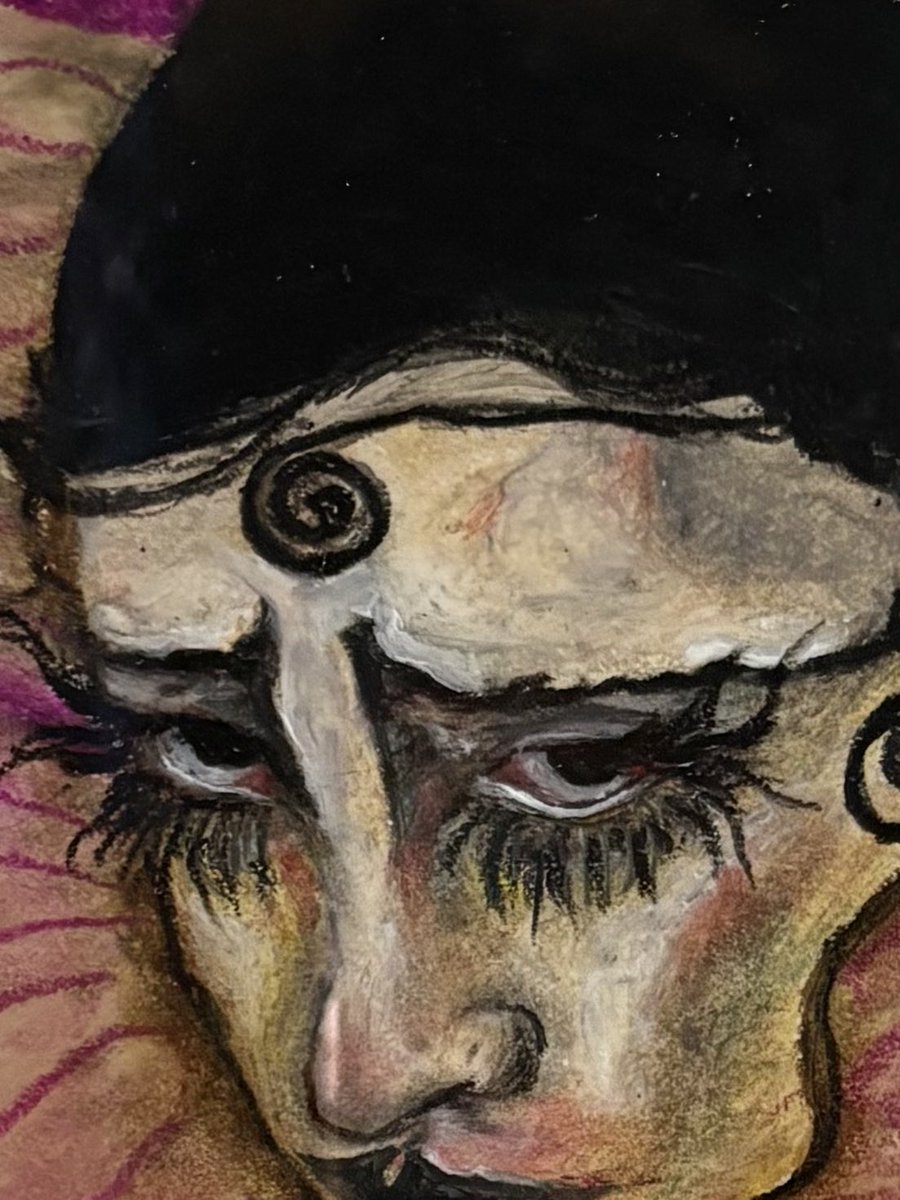 La sonrisa de la orquídea 
Óleos pastel sobre papel 
2025 
#arte #pintura #flores