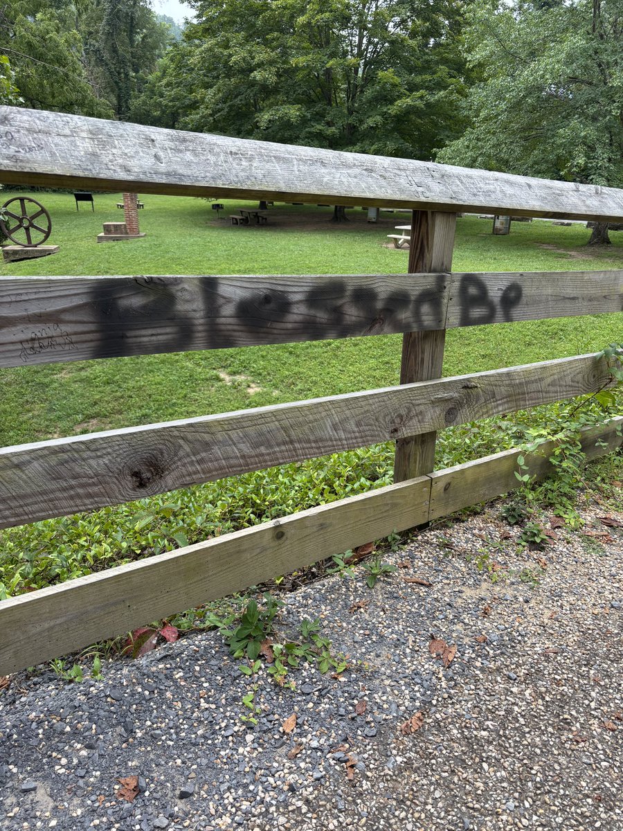 #Woodensday odd choice for graffiti but whatever