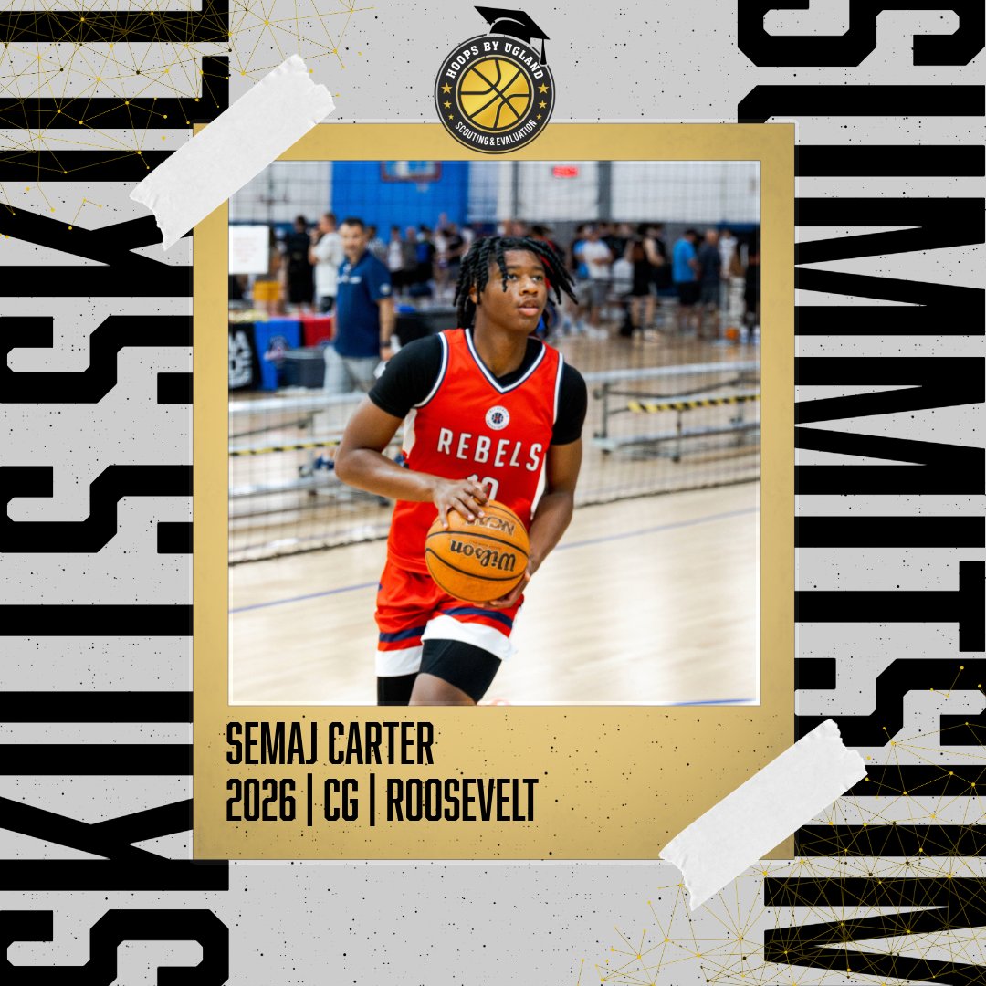 HoopsByUgland's tweet image. 2026 CG Semaj Carter will be competing at the 2025 boys Skills Summit on Sunday, August 24th at Tustin HS. 

Spots are VERY limited. Use the link below to reserve yours!

REGISTER HERE: hoopsbyugland.com/skills-summit