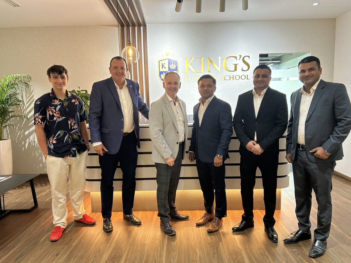 Back doing business in UAE! Linking KBS with some great British Universities! Took the opportunity to involve by son in the world of international business and licensing before he heads to University - to study International Business and Management!