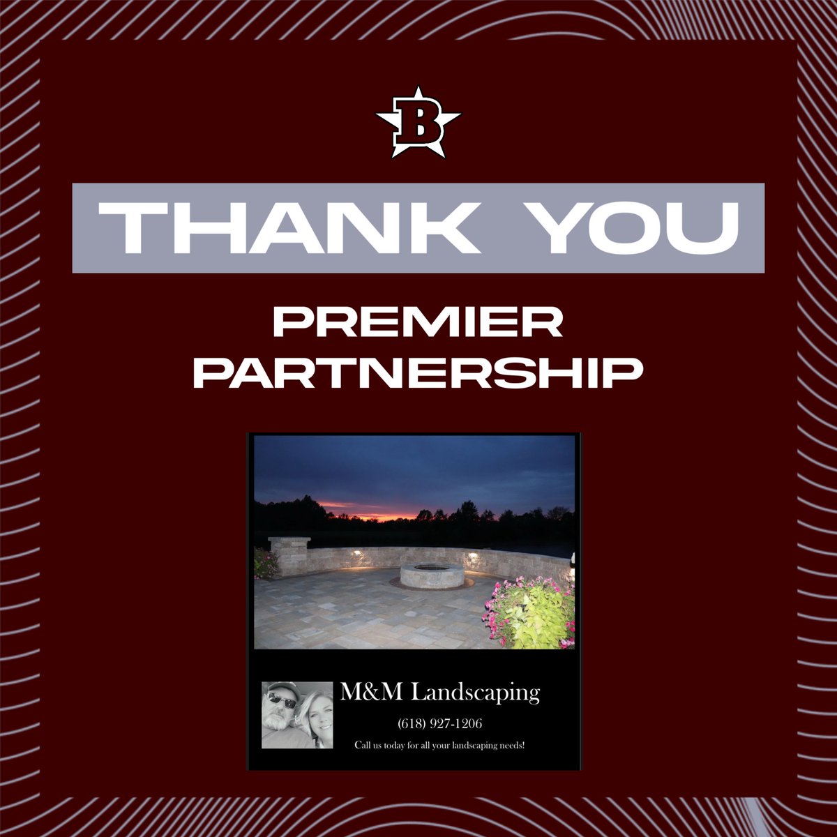 Thank you M and M Landscaping! A Premier Partner with BCHS!