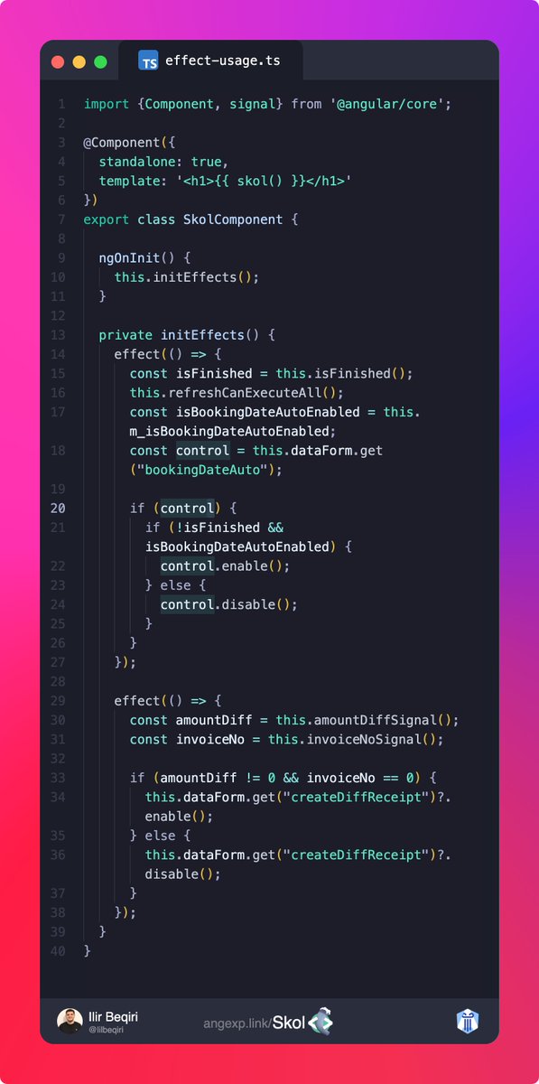 lilbeqiri's tweet image. #angular
If you had to review a PR with the following piece of code...
What would be the review comments?