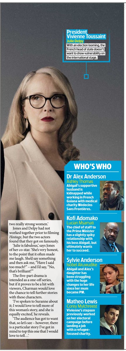 More press for #Hostage #SuranneJones