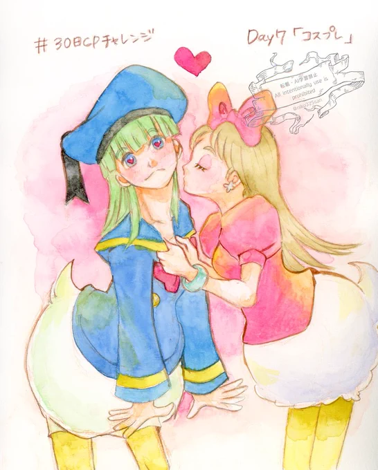 #30日CPチャレンジ Day7 コスプレ/ヘンマリ ドナデジ似合うかな〜と