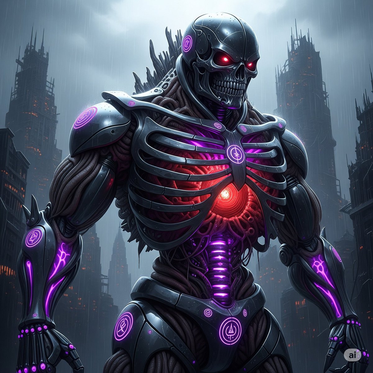 ExoOperator's tweet image. #aiart #scifiart #cyberpunk #arcanecircuitry