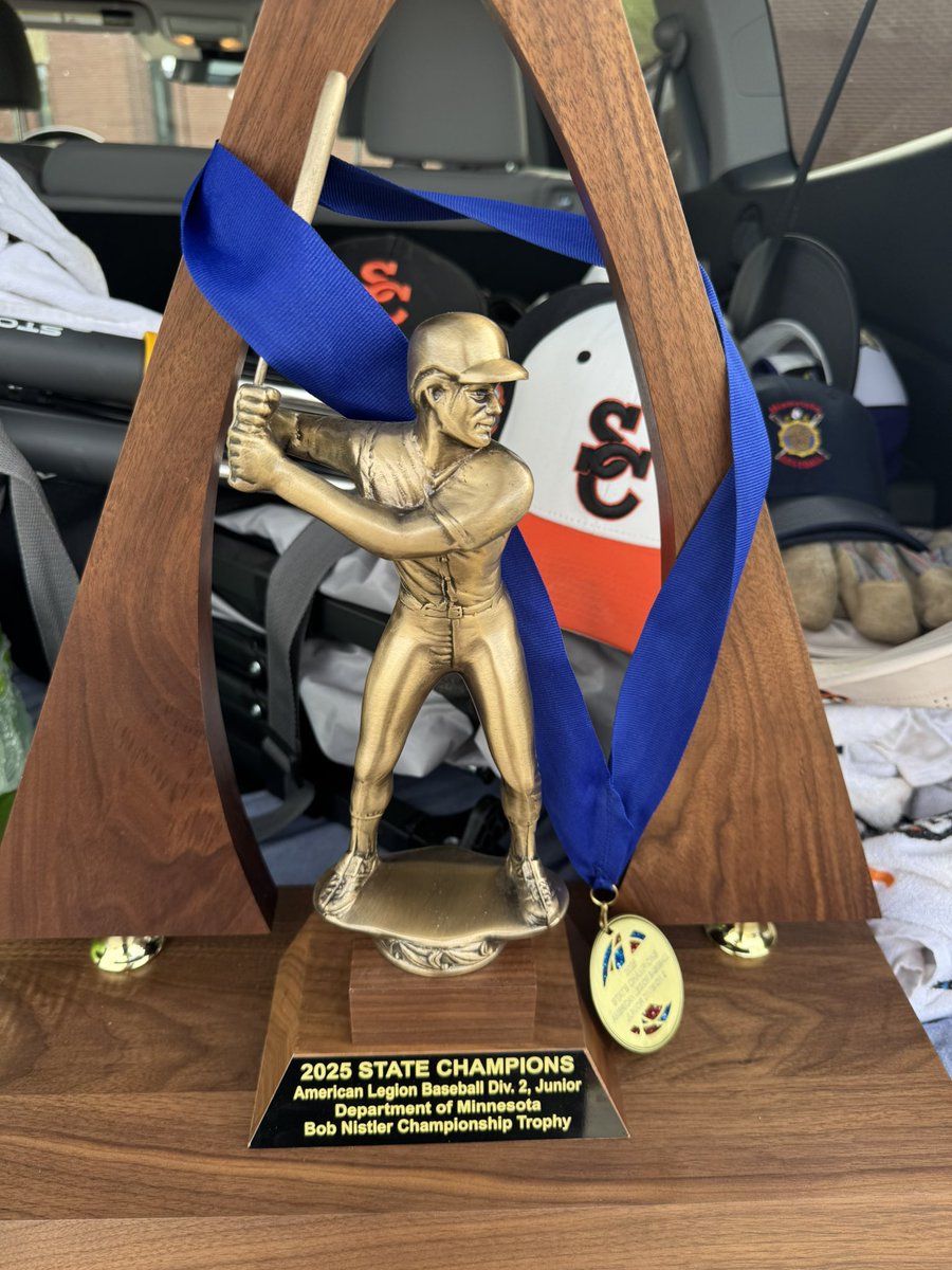 Exciting weekend to culminate a great summer season. Congratulations State Junior Legion Baseball Champions.