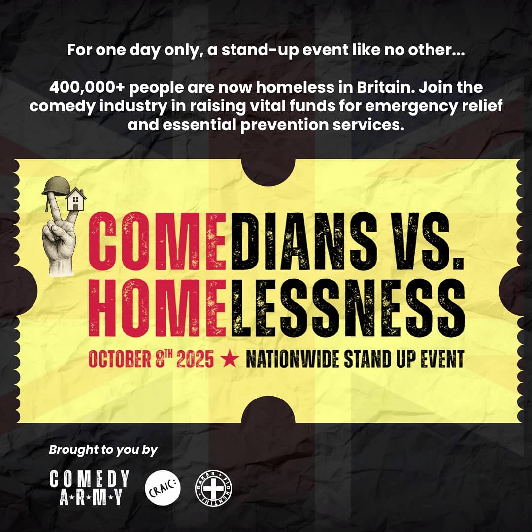 Wake up to this on 8th Oct - a nationwide invitation to laugh our way out of this shit! EVERYONE WELCOME ❤️ if ever an RT was actually worthwhile then this is it! Xx