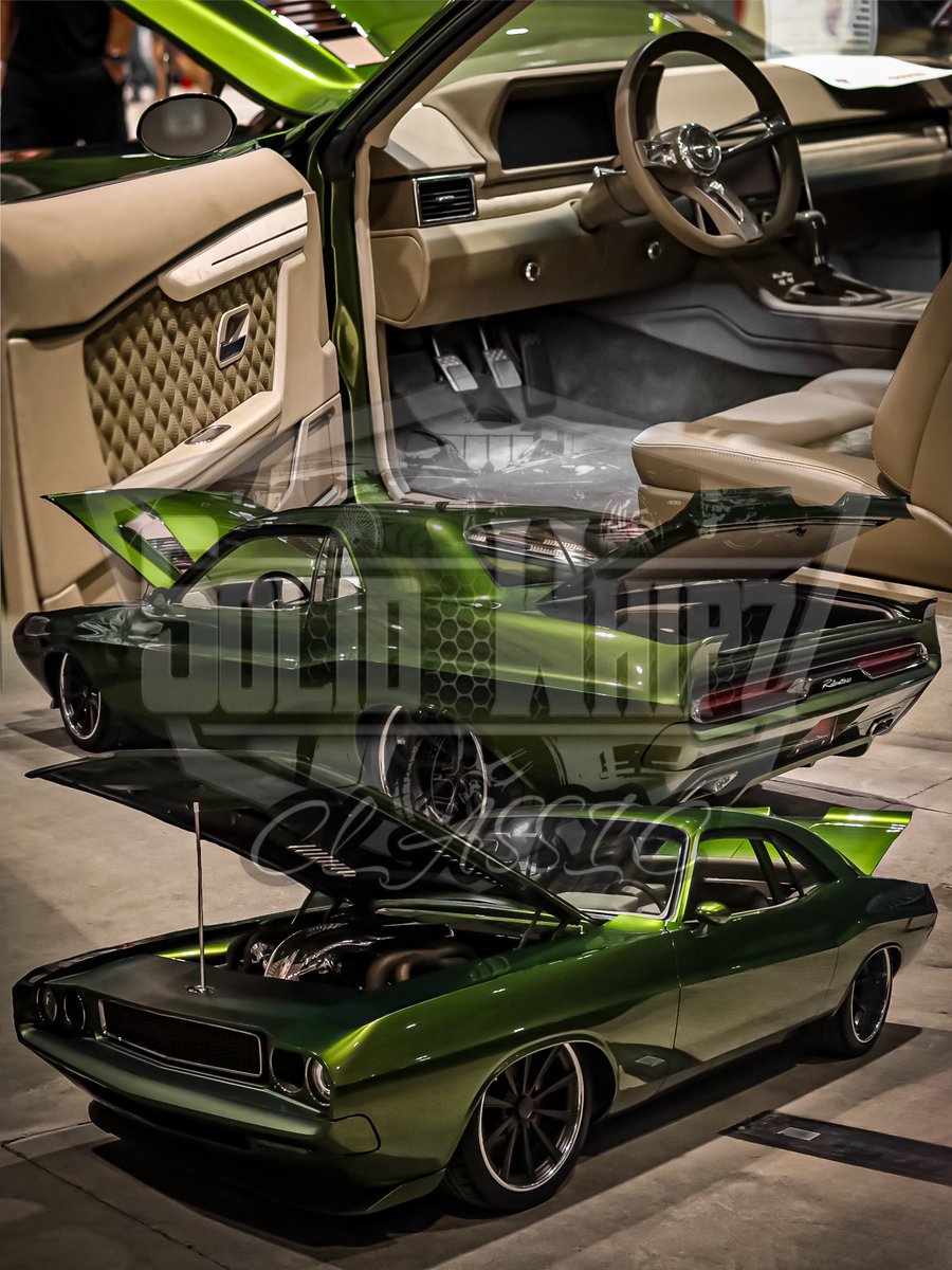 SolidWhipz's tweet photo. 1970 Dodge Challenger ‘Relentless’ powered by a twin turbo 428 small block producing around 1100hp on an @artmorrisonenterprises chassis with a set of 19/20x12-inch @forgeline wheels backed by @baer_brakes
#SolidWhipzClassic #GoodGuys #Forgeline #Artmorrison #Baer #HotRodGarage https://t.co/zSInD2PkBQ