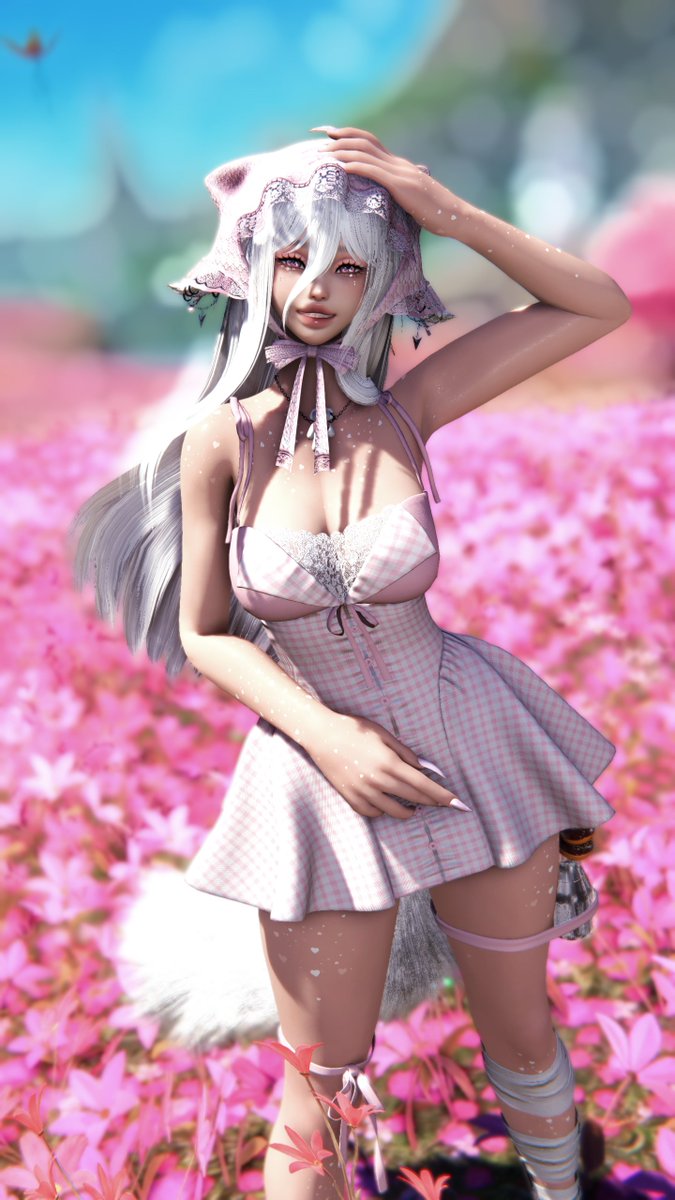 Cotton candy skies and flower field dreams ₊✧

#GPOSERS #EorzeaPhotos #ffxivsnaps #Miqote