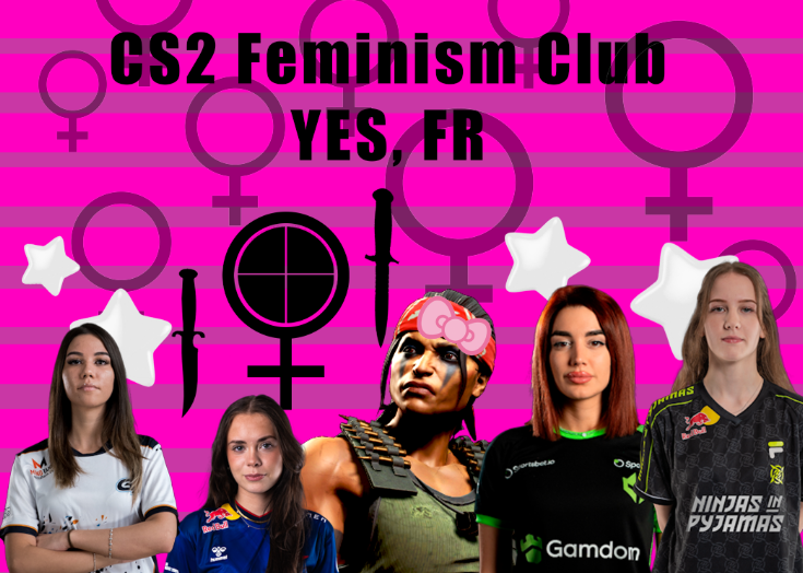 velociraptor6d9's tweet photo. As the #1 Feminist in CS2 I am now inviting EVERYONE to the OFFICIAL CS2 Feminism Club. Are YOU a DUDE looking to BE THE CHANGE? Sick of hearing about underrepresentation of female CS? BE THE DIFFERENCE. ACT NOW‼️🗣️🔥 https://t.co/E078xSXXnj #bethechangeyouwanttosee #supportwoman https://t.co/hvd8YW9egm