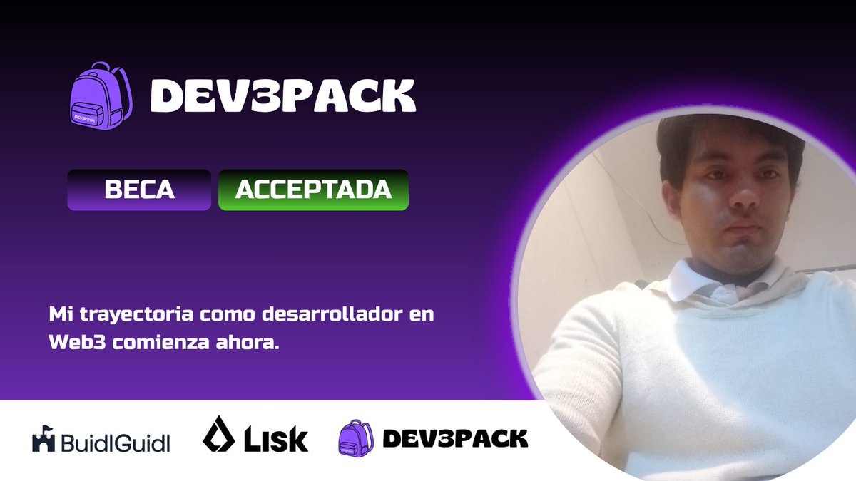 Feliz por seguir aprendiendo y por la oportunidad 😃 gracias <a href="/dev3pack/">dev3pack</a>