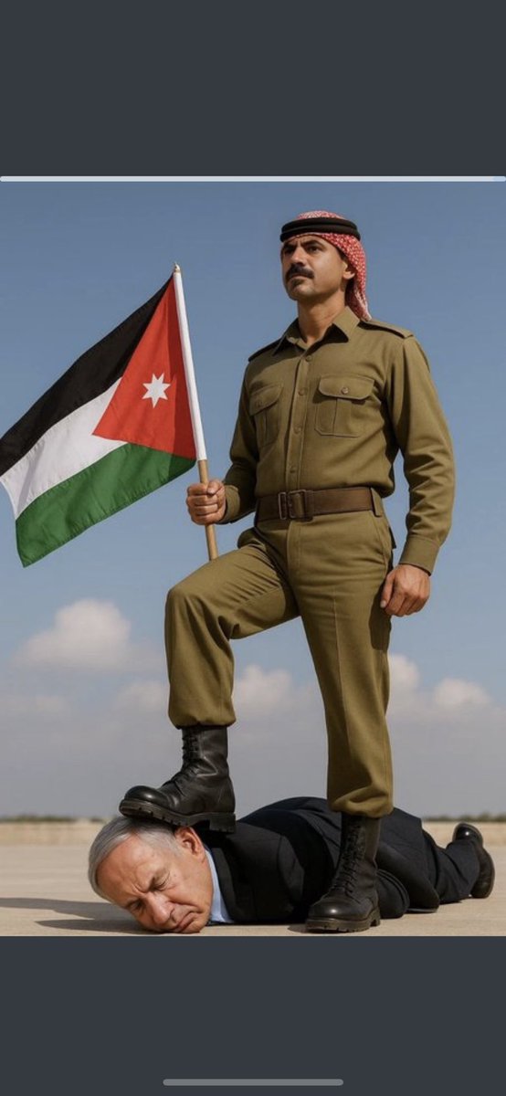 jameedjedanjo's tweet photo. نتنياهو وتصريحاته تحت اقدام الأردنيين 🇯🇴

المثلث الذهبي  الملك والجيش والعشائر الأردنية https://t.co/PBgdI7HWQ3
