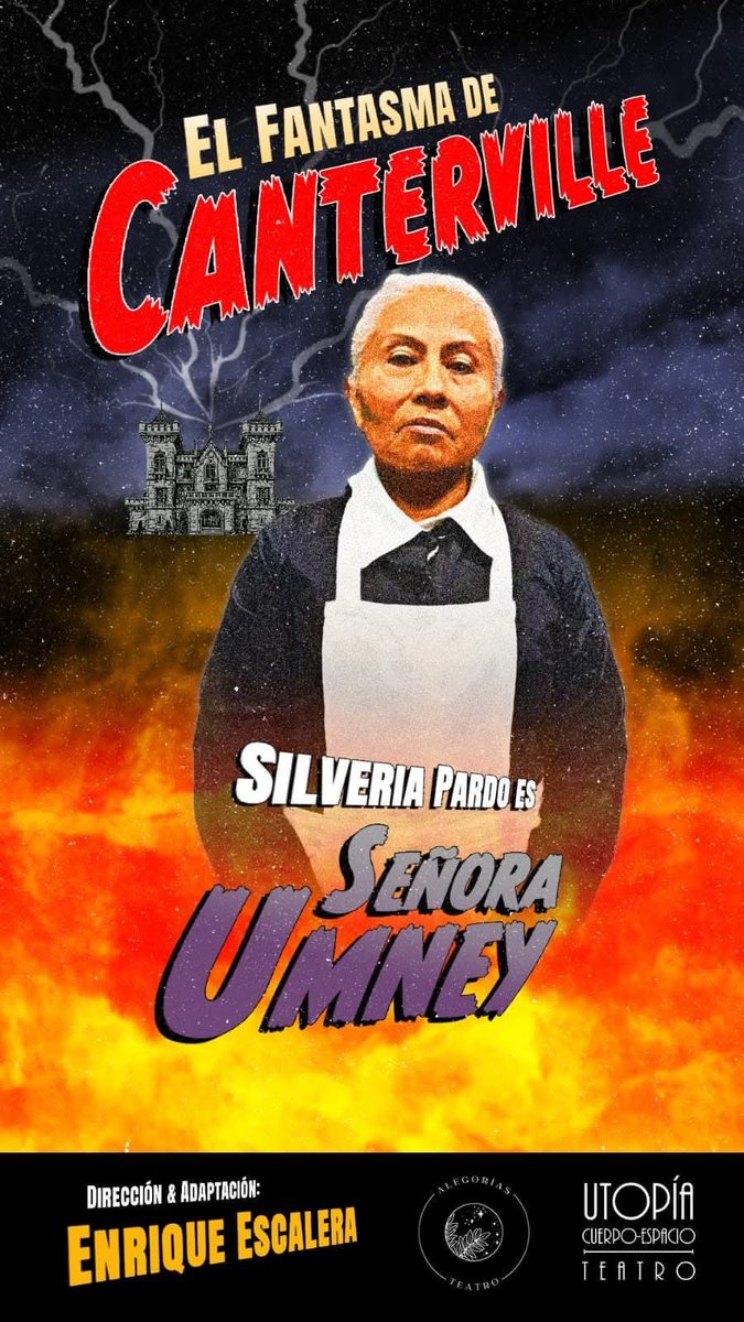 Ella es Umney, el ama de llaves. Detrás de ese rostro sobrio, hay una pilluela. Descúbrela en...

"El Fantasma de Canterville"

La divertida familia Otis se enfrenta nuevamente al temible Simon.

🗓3 de octubre
⏱️7.30pm
📌Tocinería (2 sur 904, Centro, Puebla). 
🤑Cuota: $150
