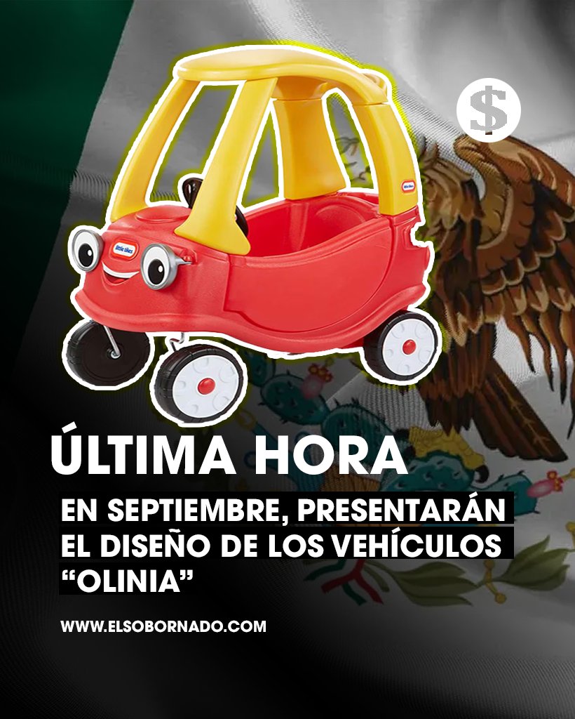 LuisValLe_A's tweet image. #ÚLTIMAHORA 🚨 México alista el diseño de Olinia  En septiembre se dará a conocer el diseño del vehículo eléctrico y sustentable. Este proyecto busca posicionar a México como referente en innovación y movilidad limpia a nivel internacional.