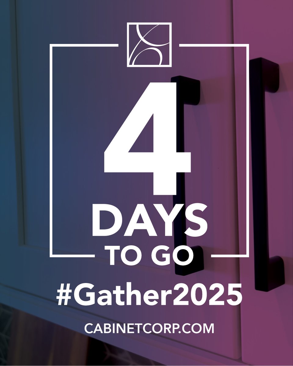 CabinetCorp's tweet photo. We're PULL-ing out all the stops!

See the best in cabinets and accessories with Cabinet Corp at Booth 101 during ASID's GATHER event! Only 4 days to go.

#GATHER2025 #ASID50 #InteriorDesign #DesignCommunity #CabinetCorp https://t.co/zxbKucoRsR