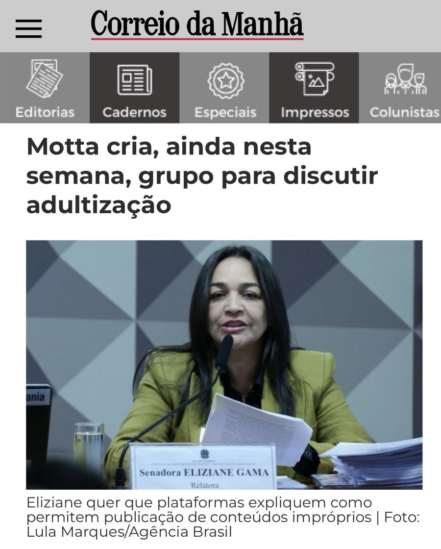 RenatoRochaDF's tweet photo. As redes sociais se tornaram palco de um problema silencioso e crescente, que ameaça o direito de crianças e adolescentes a uma infância plena e segura. Na minha entrevista ao Correio da Manhã, abordei como a legislação precisa evoluir para enfrentar as novas formas de exploração que surgem no ambiente digital e como famílias e plataformas têm responsabilidade nesse cenário.
A discussão está aberta e precisa da participação de todos.
Leia a matéria completa no link:
https://t.co/IBh063dib0
@correiodamanha1