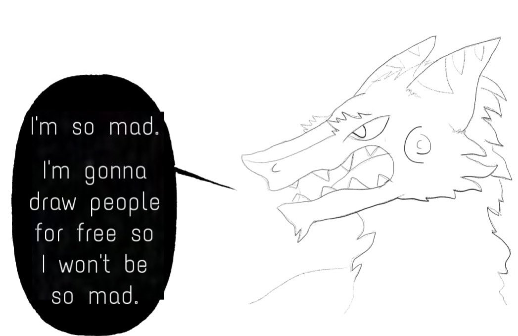 FuzzySins's tweet photo. FREE FURRY ART TIME!!!

My schedule is finally clearing up and I need the practice, so please feel free to drop your sona or a ref sheet and I’ll draw you how you please! 

(Limit 4 slots) https://t.co/KD5CfywOP4