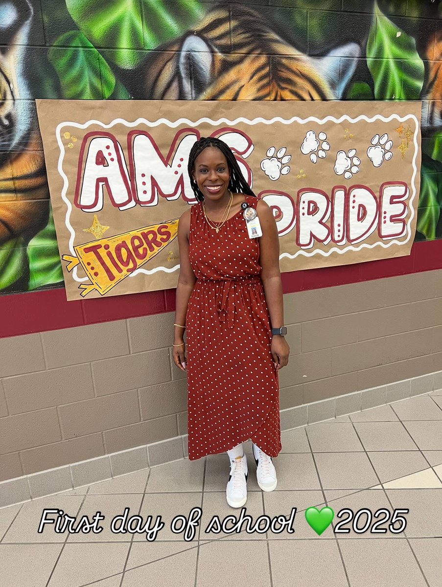 DPerryScience's tweet photo. “13th Edition of the First day of School” PISD maroon, white, and a touch of green 🍐❤️🤍✏️ #MISSDRPERRY https://t.co/7GedNvvVNf