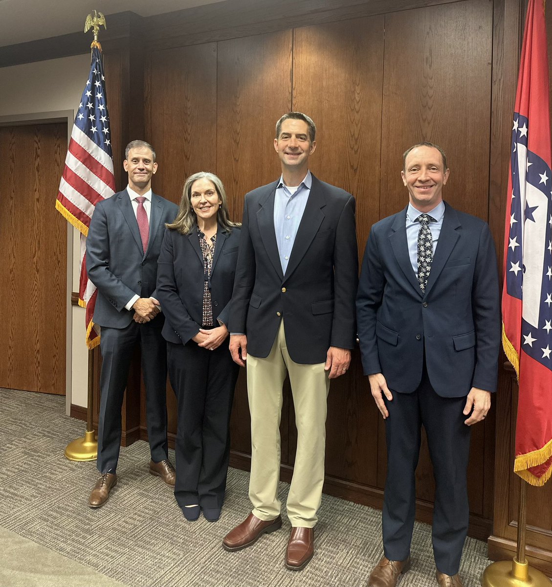 Tom Cotton (@sentomcotton) on Twitter photo It was great to visit <a href="/FBILittleRock/">FBI Little Rock</a> and see all the important work they are doing. Thank you to all the agents for enforcing law and order in Arkansas. It was great to visit <a href="/FBILittleRock/">FBI Little Rock</a> and see all the important work they are doing. Thank you to all the agents for enforcing law and order in Arkansas.