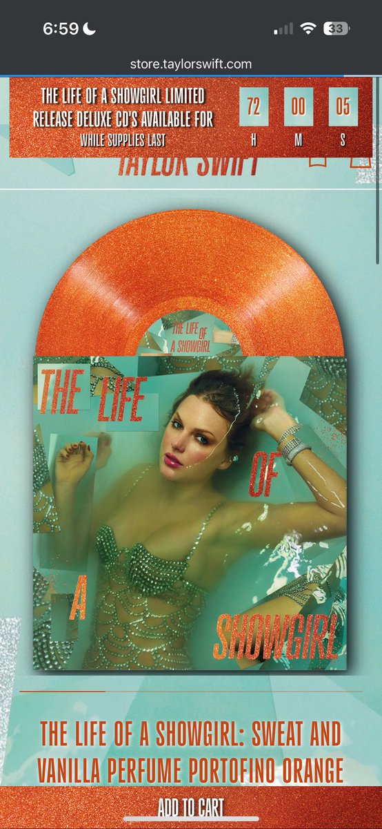 TS13ontour's tweet photo. THE OFFICIAL COVER FOR THE LIFE OF A SHOWGIRL https://t.co/cFuMkcGL9I