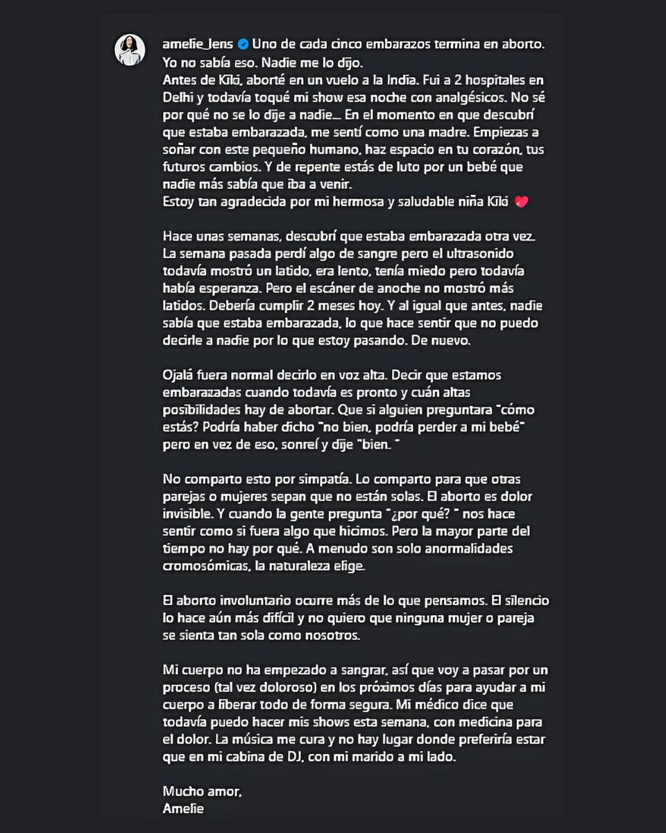 BEAT 100.9 FM (@beatoficial) on Twitter photo Desde su propia experiencia, <a href="/AmelieLens/">Amelie Lens</a> envía un mensaje de acompañamiento y comprensión a todas las personas que han pasado por lo mismo.
beatdigital.mx | 100.9 FM
#AmelieLens Desde su propia experiencia, <a href="/AmelieLens/">Amelie Lens</a> envía un mensaje de acompañamiento y comprensión a todas las personas que han pasado por lo mismo.
beatdigital.mx | 100.9 FM
#AmelieLens