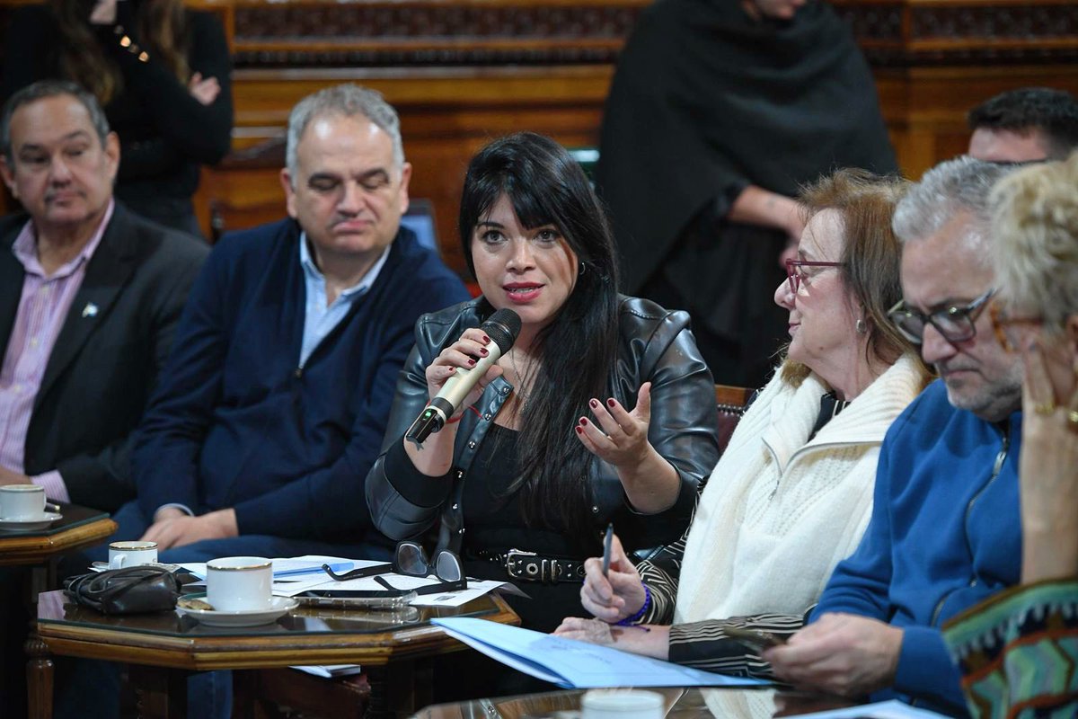 EugeniaDureTDF's tweet photo. #SenadoArgentina
Hoy nos reunimos en la Comision de Deportes donde recibimos a representantes, dirigentes y dirigentas de clubes sociales y deportivos a quienes escuchamos y conversamos sobre la situación compleja y urgente que atraviesan los clubes de barrio de nuestro país y el trabajo conjunto para que la salida a esta emergencia sea colectiva.

¡Es urgente Milei, por nuestros pibes y pibas!
