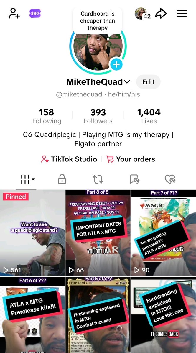 Add me on Tiktok! Im posting more MTG content!