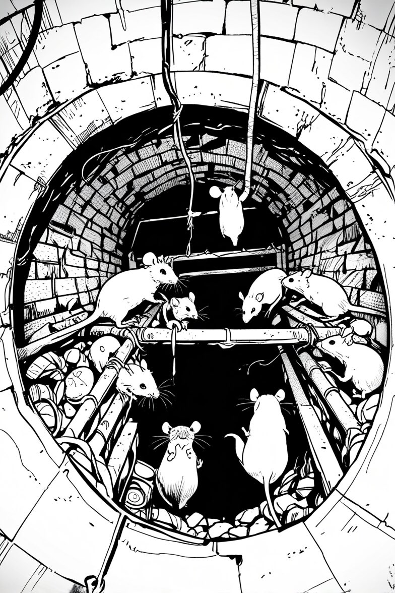 EFEBooks's tweet photo. New York Sewers and Streets are filled with Rats! Is that your Nightmare Fuel? A New Coloring Book coming from EFE Books. Just search EFE Books on Amazon to see our variety of books that test your artistic skills.
#kdp #AIart #art  #selfpublishing 
 #newyork #rats #sewer #infest https://t.co/Km9AEVjHrI