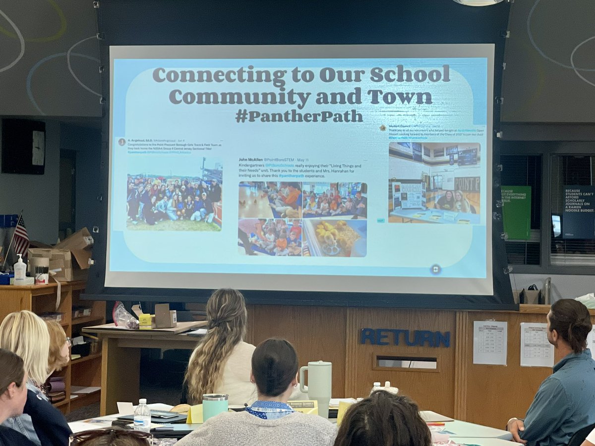 New staff members learned engaging #SEL strategies today with Ms. Kasyan and Ms. Thompson! #PantherPath