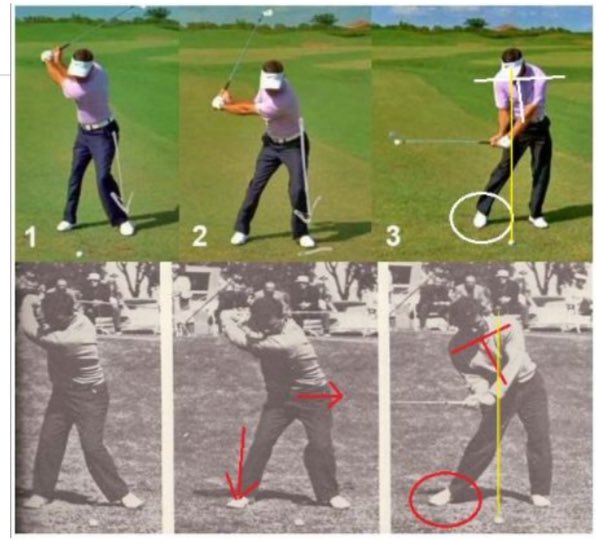 Just remember the weight shift is not a shift left… it’s a bump. You must learn to push into the right leg so you can then move your lower half through the release and beyond impact … that’s where the weight shifts. Through the strike. Too many instructors are telling you to