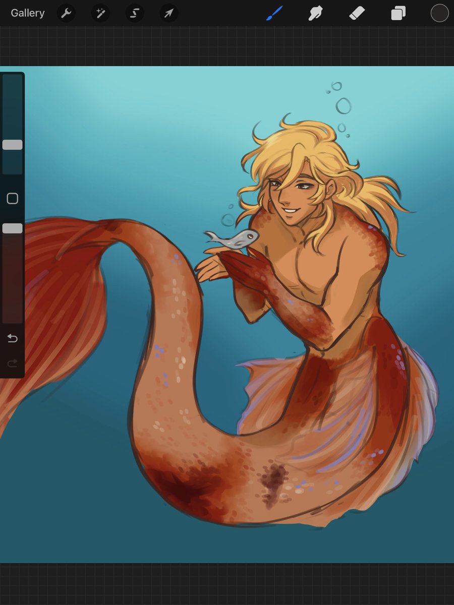 calxaurum's tweet photo. Another mer!Kaveh wip… I may be cringe but I am free https://t.co/xX8HIMS58X