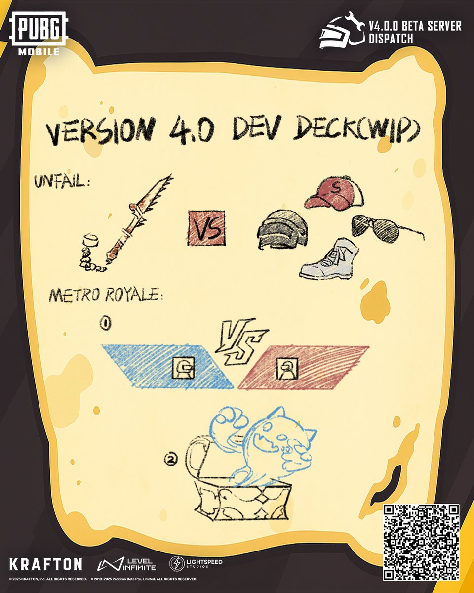 PUBGMOBILELATAM's tweet image. ⚠️ El equipo dev dejó caer unas actualizaciones...
El hacha del Depredador ya tiene hambre ⚔️🩸 y el secreto de UNFAIL está por revelarse.
¿Podrán escapar de su destino en Metro Royale? 👻⛓️

🔗 pubgmobile.live/PUBGM400

#PUBGM400 #UNFAIL #PUBGMOBILE #MetroRoyale