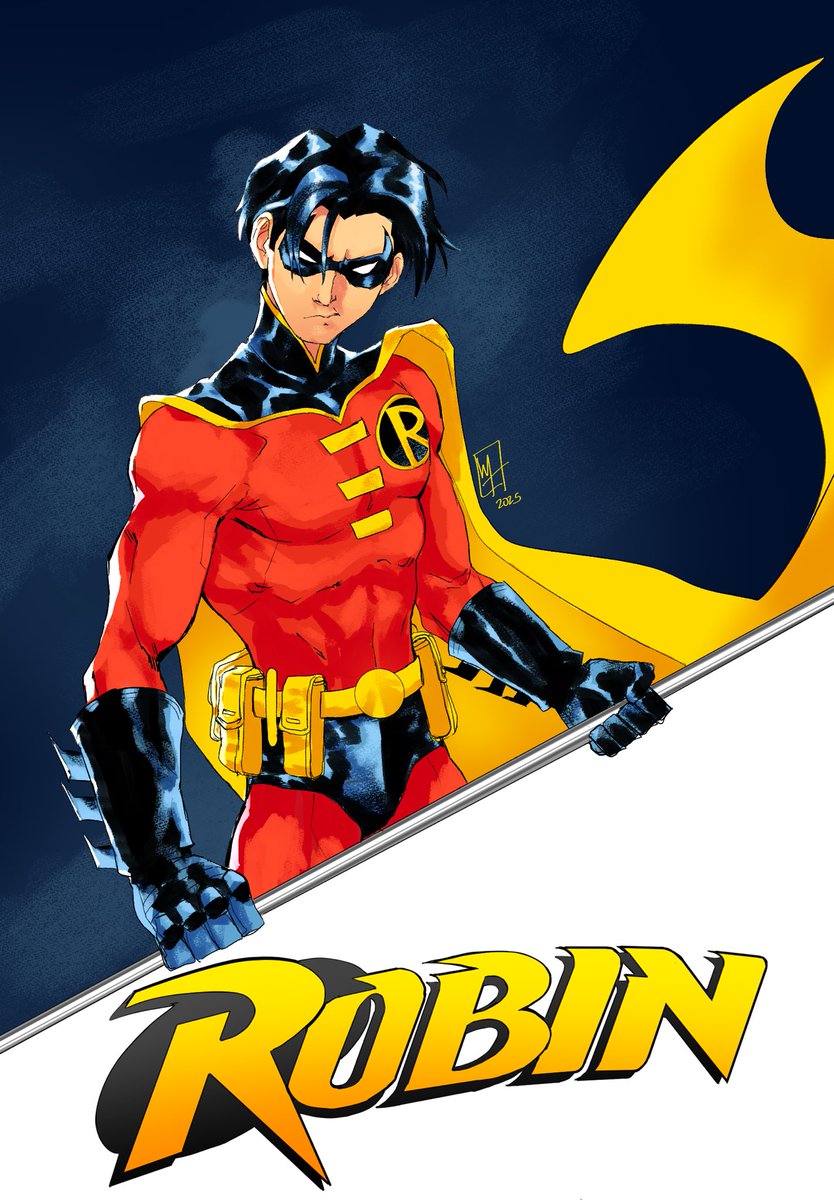 Throwback to 2006 Robin, cool to see Tim back in the red and black in the new Batman run