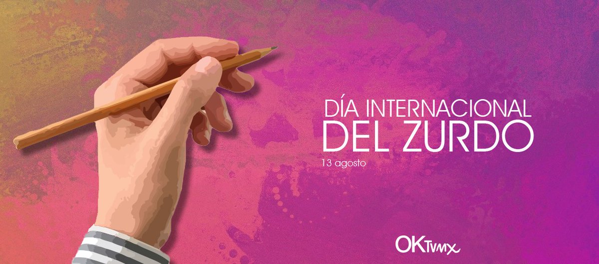 OKtvmx's tweet photo. #DíaInternacionalDelZurdo #zurdos
Pretende dar a conocer y ayudar a reducir las dificultades que encuentran las personas zurdas en una sociedad predominantemente diestra.
OKtvmx https://t.co/cmOd5Hr4Q1