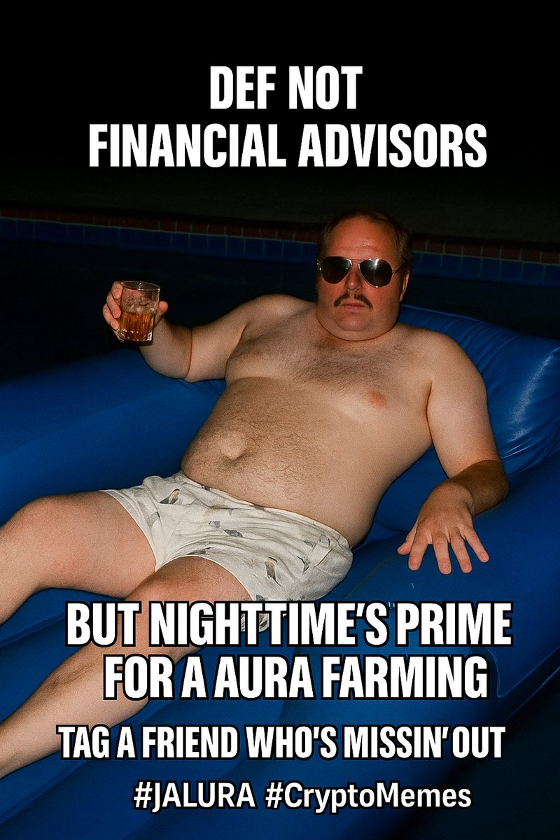 JaluraCoin's tweet photo. 🌙 Aura Nights hit different.
Charts at 3AM: “Just one more candle.” 🌌🔥
Tag your night shift degens.
#JALURA #CryptoLife #NightShift https://t.co/ymRdPM3Am0