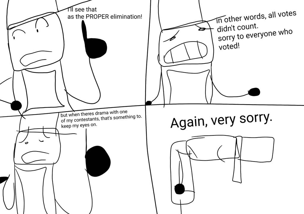 Jacob2eRegiment's tweet photo. Hi guys so uh the Copenhagenly object show is dead

I lost interest in it tbh :/ sorry.

If it makes you all feel better here's what i had of episode 6 or whatever i dunno. Theres also one more panel in the replies

Very sorry. https://t.co/R9NKBiLCL7